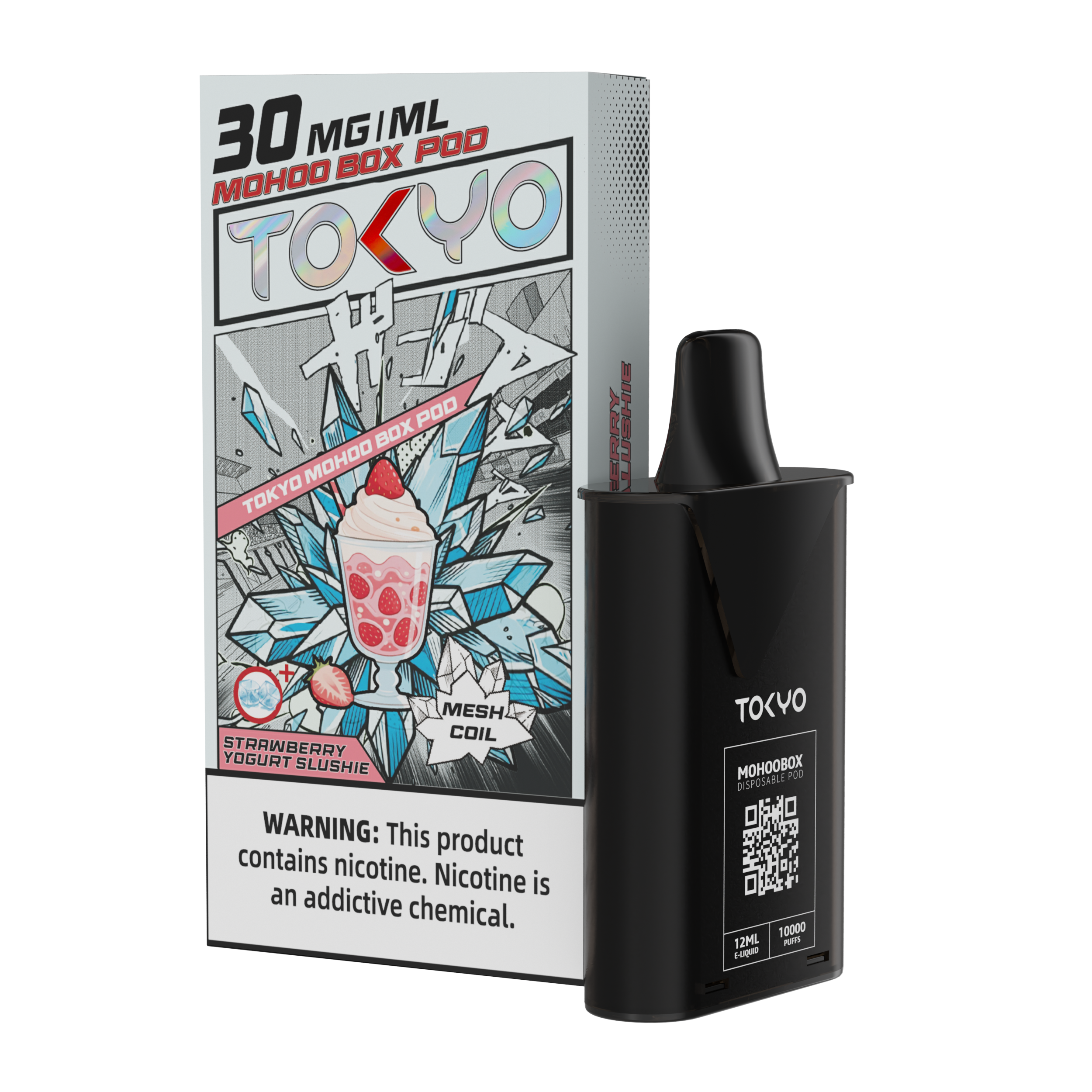Tokyo-東京魔盒－極冰系列煙彈-草莓優格冰沙