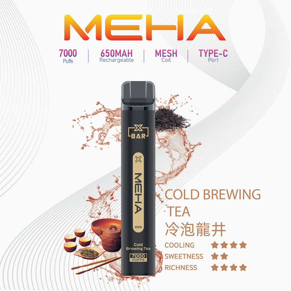 魅嗨meha 抛棄式7000口小黑條 惡魔之吻 - 官方正品