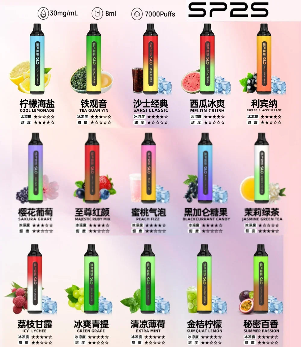 sp2s 思博瑞 7000口 拋棄式 鐵觀音 - 官方正品